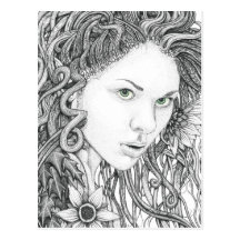 Dryad - Blank Postcard