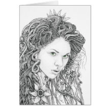 Dryad (full version) - Blank Greetings Card