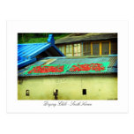 Drying Chili on a rooftop - Southkorea Post Cards