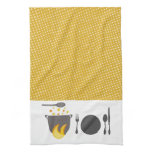 Drying Dish Towel  Kitchen  Boiling Pot Plate Fork kitchen towels