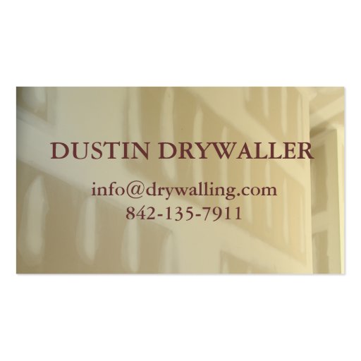 drywall business cards (front side)