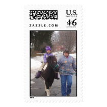 DSC02345, haley on horse postage