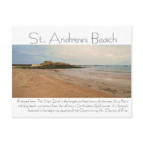 DSC_0217, St. Andrews Beach, Pictured here, The... postcard