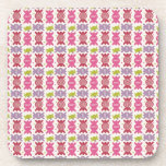 DSFBT SWEETIES CANDY COLORFUL PATTERN TEMPLATE BA cork coasters
