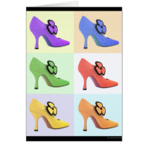 Dsigner Shoes Card (blank inside) cards