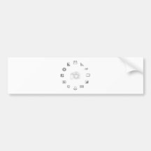 DSLR Feature Bumper Stickers