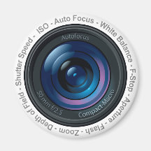 DSLR Feature Refrigerator Magnet