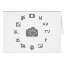 DSLR Mode Greeting Card