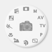 DSLR Mode Fridge Magnet