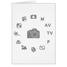 DSLR Mode Greeting Card