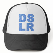 DSLR Type Typo Text Mesh Hat