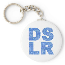 DSLR Type Typo Text Keychains