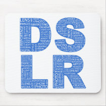 DSLR Type Typo Text Mousepads