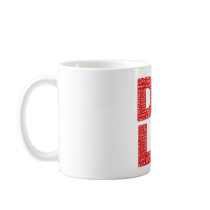 DSLR Type Typo Text Mug