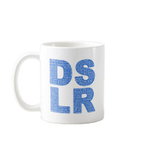 DSLR Type Typo Text Mugs