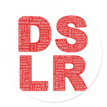DSLR Type Typo Text Stickers