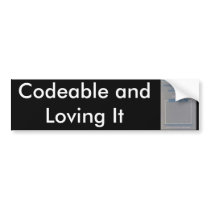 DSM-IV, Codeable and Loving It bumper stickers