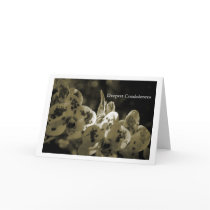 DTE plague Condolences Greeting Cards