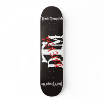 DTM Skateboard Black Background
