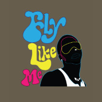 DTP Fly Like Me Black Mens T-Shirt