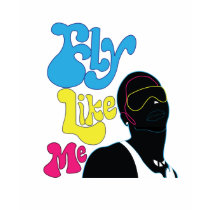 DTP Fly Like Me Black Mens T-Shirt by disturbingthapeace DTP Fly Like Me Black Mens T-Shirt