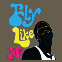 DTP Fly Like Me White Ladies T-Shirt by disturbingthapeace DTP Fly Like Me White Ladies T-Shirt