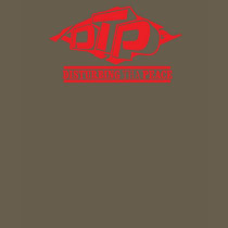 DTP Red Logo on Black T-Shirt