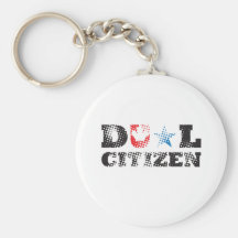 Dual Citizen Key Chain