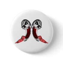 Dual Crazy Skulls buttons
