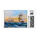 Dual Crossing Postage stamp