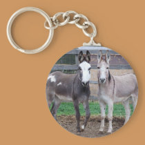Dual Donkeys keychains