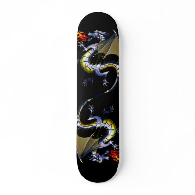Dual Dragons Skateboard by ImGEEE