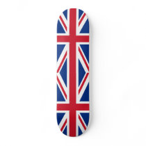 Dual Image British Flag Skateboard