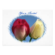 Dual Roses Invitation
