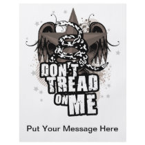 Dual Sided Don't Tread On Me Fliers Personalized Flyer