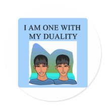 duality new age joke stickers