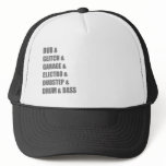 Dub Electro Glitch Dubstep Drum and Bass shirt Trucker Hat