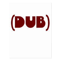 DUB shirt Post Card
