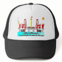 Dubai Offshore Oil Fields, Oil Field Hat by boozykelly Dubai Offshore Oil Fields, Oil Field Hat