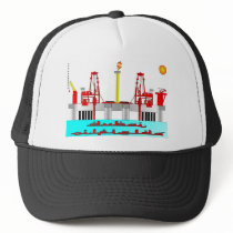 Dubai Offshore Oil Fields, Oil Field Hat by boozykelly Dubai Offshore Oil Fields, Oil Field Hat