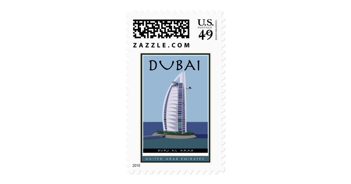 Dubai Postage Stamp Zazzle