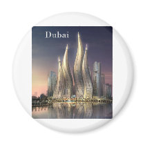dubai Towers (by St.K) Magnets
