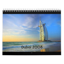 Dubai, United Arab Emirates Wall Calendar
