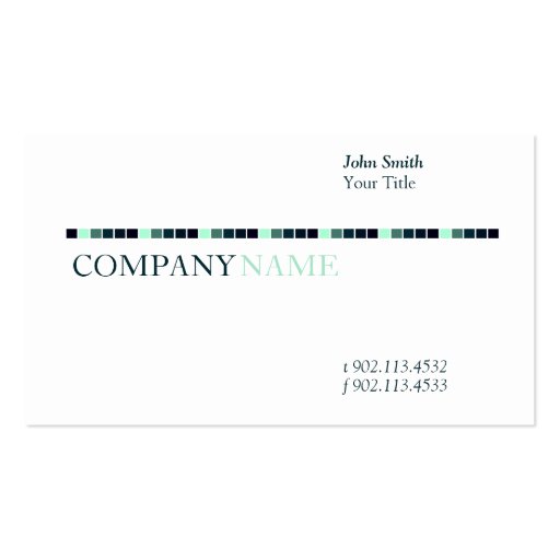 Dubai xiv business card templates (front side)