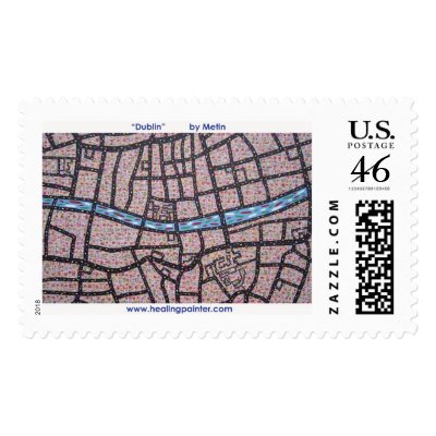 Dublin  by Metin Postage Stamps by metinb