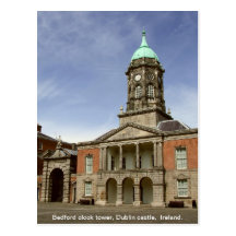 Dublin Castle Ireland - Bedford clock tower Postcard