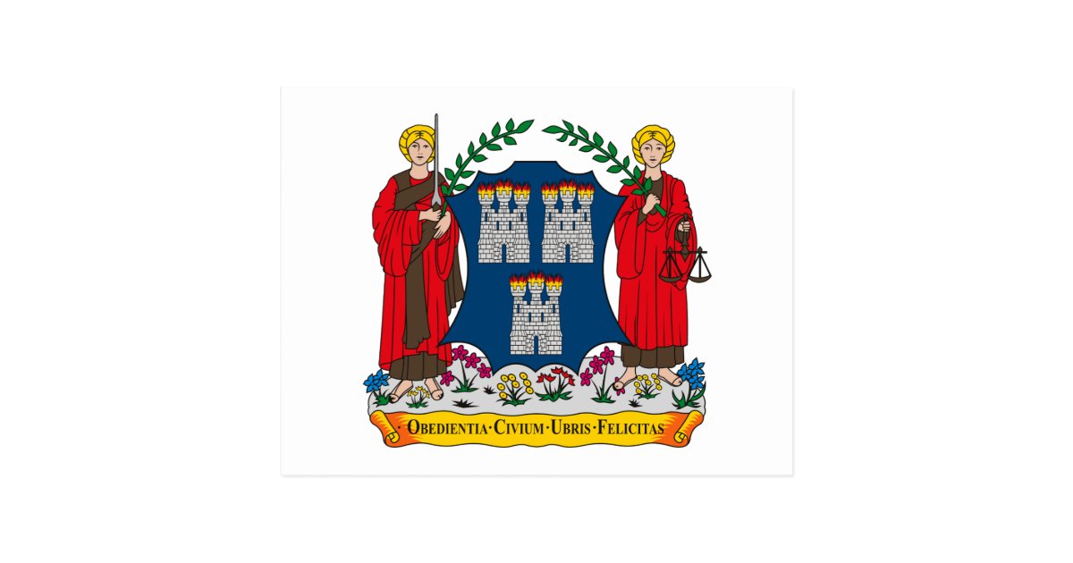 Dublin Coat of Arms Postcard Zazzle