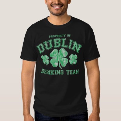Dublin Drinking Team T Shirts