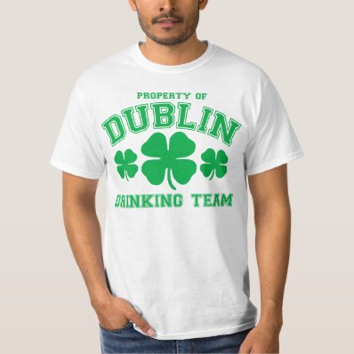 Dublin Drinking Team Tee Shirts