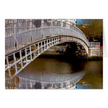 Dublin Halfpenny Bridge Greeting Cards
